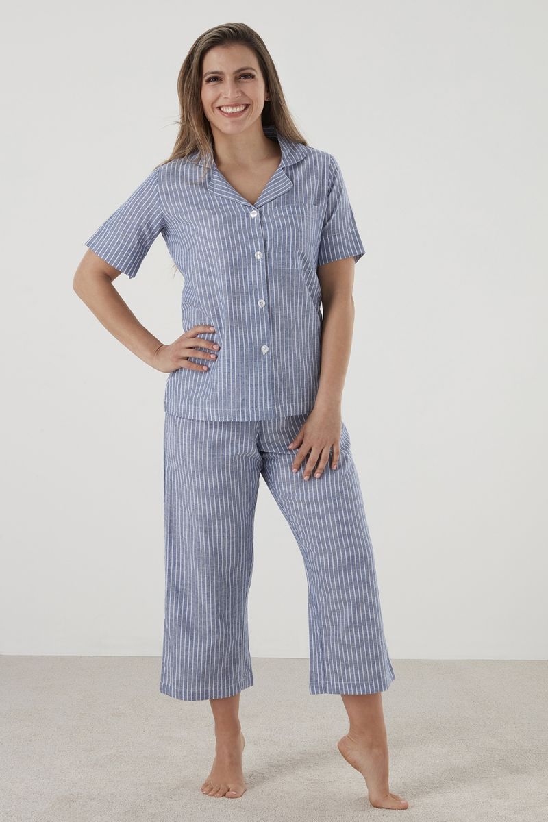 Riley Capri PJ Set  Baksana Ladies Nightwear